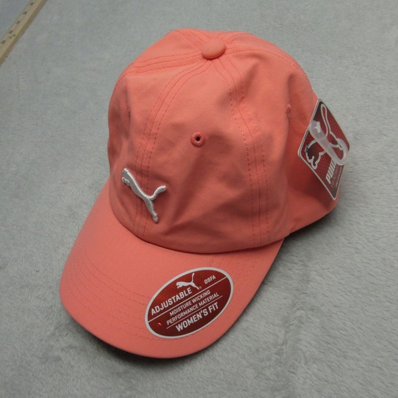 Puma Cap Womens One Size Pink Evercat Yates Adjustable OSFA Moisture Wicking NEW - Picture 2 of 11